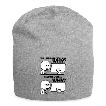 Programmierung Code Witzig - Jersey-Beanie - Grau meliert - Vorne