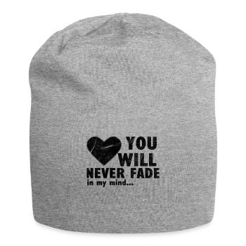 Liebe Partner T-Shirt - Jersey-Beanie - Grau meliert - Vorne