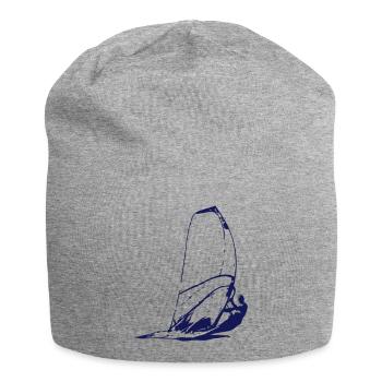 Windsurfing - Surfer - Jersey-Beanie - Grau meliert - Vorne
