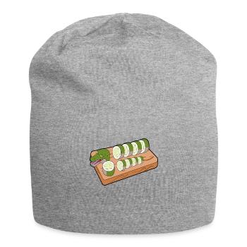 Sushi Rolle Drache - Jersey-Beanie - Grau meliert - Vorne