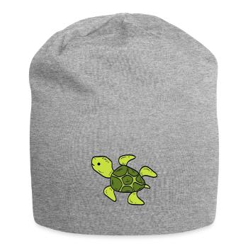 tortue - Bonnet en jersey - gris chiné - Devant