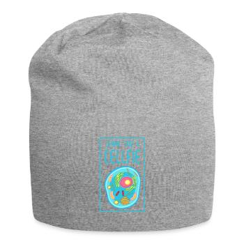 Biologie Cellfie Biologische Zelle - Jersey-Beanie - Grau meliert - Vorne