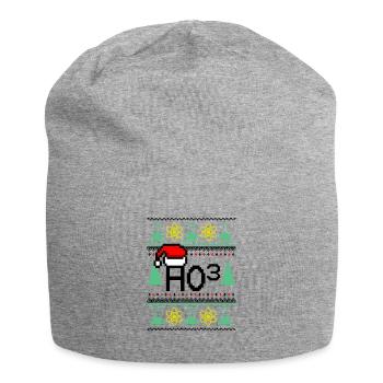 Noël laid Hohoho chimie drôle Ho haut 3 - Bonnet en jersey - gris chiné - Devant