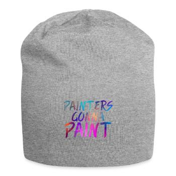 Les peintres vont peindre - Bonnet en jersey - gris chiné - Devant