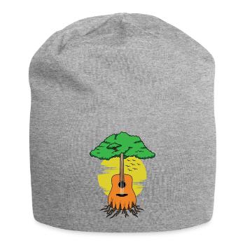 Guitar Tree Guitare Guitare Guitare - Bonnet en jersey - gris chiné - Devant