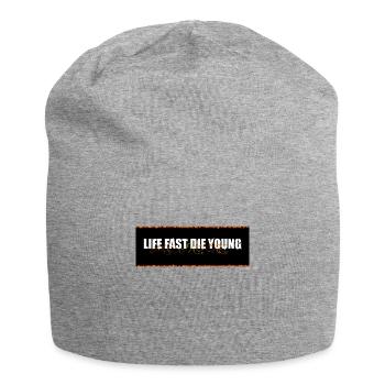 LIFE ALMOST THE YOUNG - Jersey Beanie - heather grey - Front