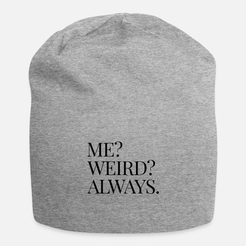 Ich Bin Komisch - Jersey-Beanie - Grau meliert