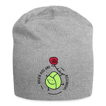 Rock and Roll - Jersey-Beanie - Grau meliert - Vorne