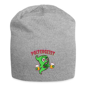 Polterer, douche de mariage, célibataire, présent - Bonnet en jersey - gris chiné - Devant