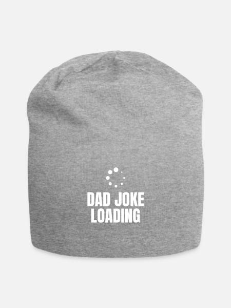 Dad Joke Loading - Jersey-Beanie - Grau meliert