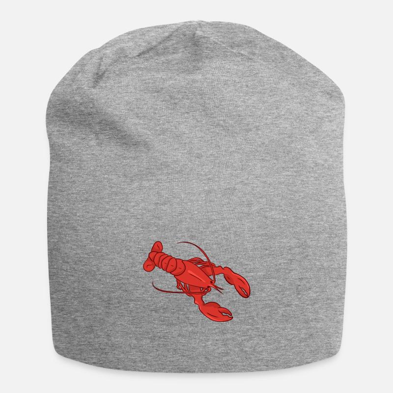 Hummer - Jersey-Beanie - Grau meliert