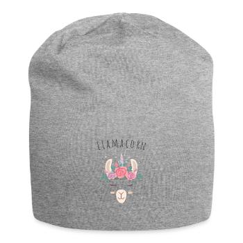 llamacorn - Bonnet en jersey - gris chiné - Devant