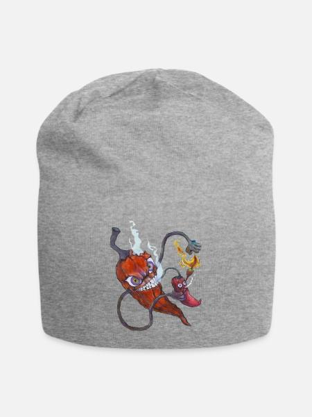 Evil Pimento - Jersey-Beanie - Grau meliert