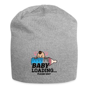 Baby Loading - Jersey-Beanie - Grau meliert - Vorne