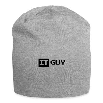 Support informatique informatique Service d’assistance informatique - Bonnet en jersey - gris chiné - Devant