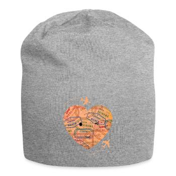 Bon Voyage - Jersey-Beanie - Grau meliert - Vorne