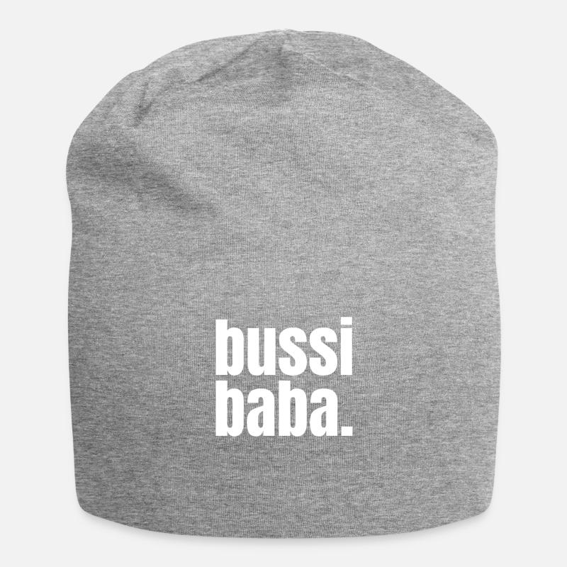Bussi Baba. - Jersey-Beanie - Grau meliert