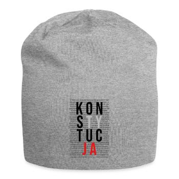 Konstytucja Constitution | Poland, Polish, Polska - Jersey Beanie - heather grey - Front