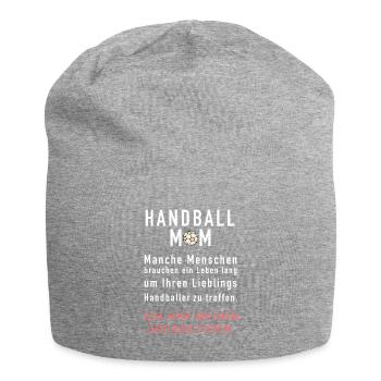 Handball Mama - Jersey-Beanie - Grau meliert - Vorne