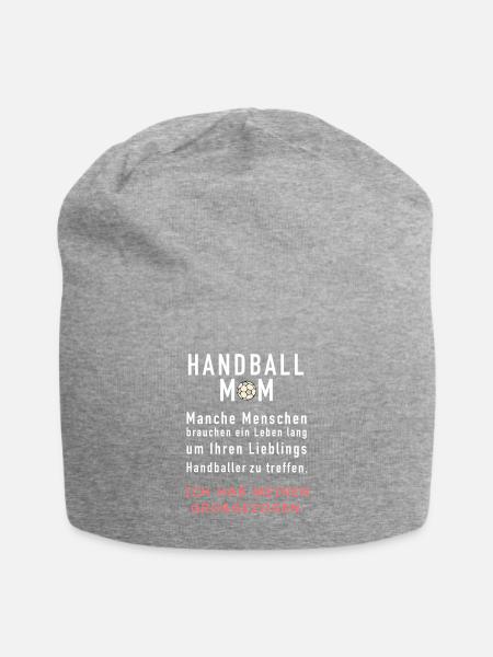 Handball Mama - Jersey-Beanie - Grau meliert