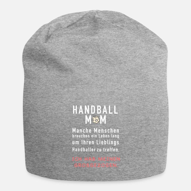 Handball Mama - Jersey-Beanie - Grau meliert