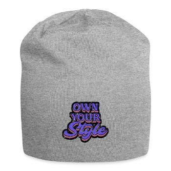 Own your style - Jersey Beanie - heather grey - Front