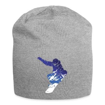 Snowboarder - Jersey-Beanie - Grau meliert - Vorne