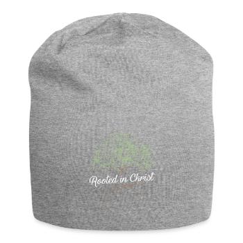 Enracinée dans le Christ - Bonnet en jersey - gris chiné - Devant