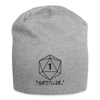 I guess I’ll le jeu de rôle dés de sort chemise - Bonnet en jersey - gris chiné - Devant