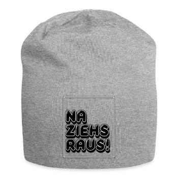 Nazis raus - Jersey-Beanie - Grau meliert - Vorne