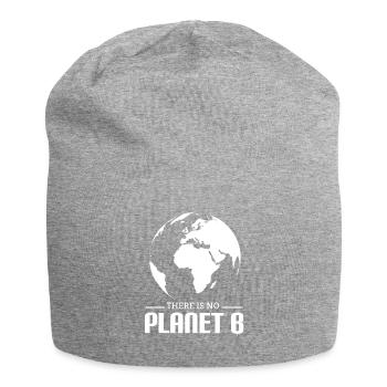 Il n'y a pas de planète B - Protection de l'environnement Protection du climat - Bonnet en jersey - gris chiné - Devant