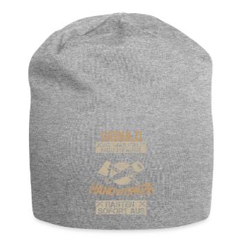 Geduld ist was für Anzugträger Handwerker rasten a - Jersey-Beanie - Grau meliert - Vorne