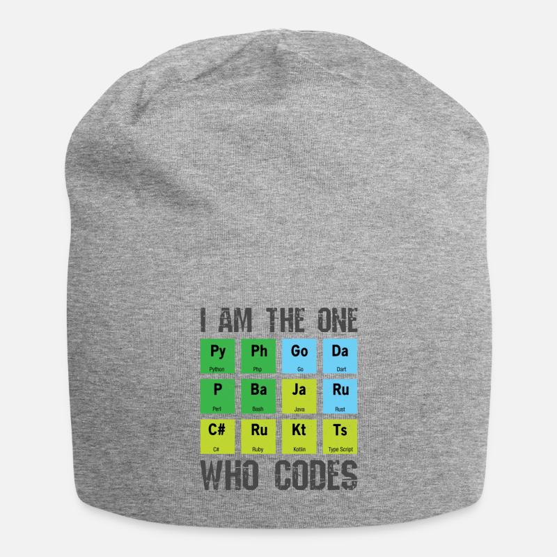 Programmierer - Jersey-Beanie - Grau meliert