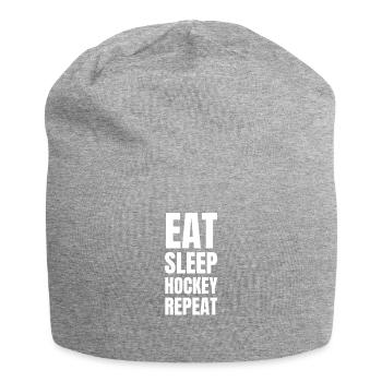 Mangez du Hockey Sommeil Répétez - Bonnet en jersey - gris chiné - Devant