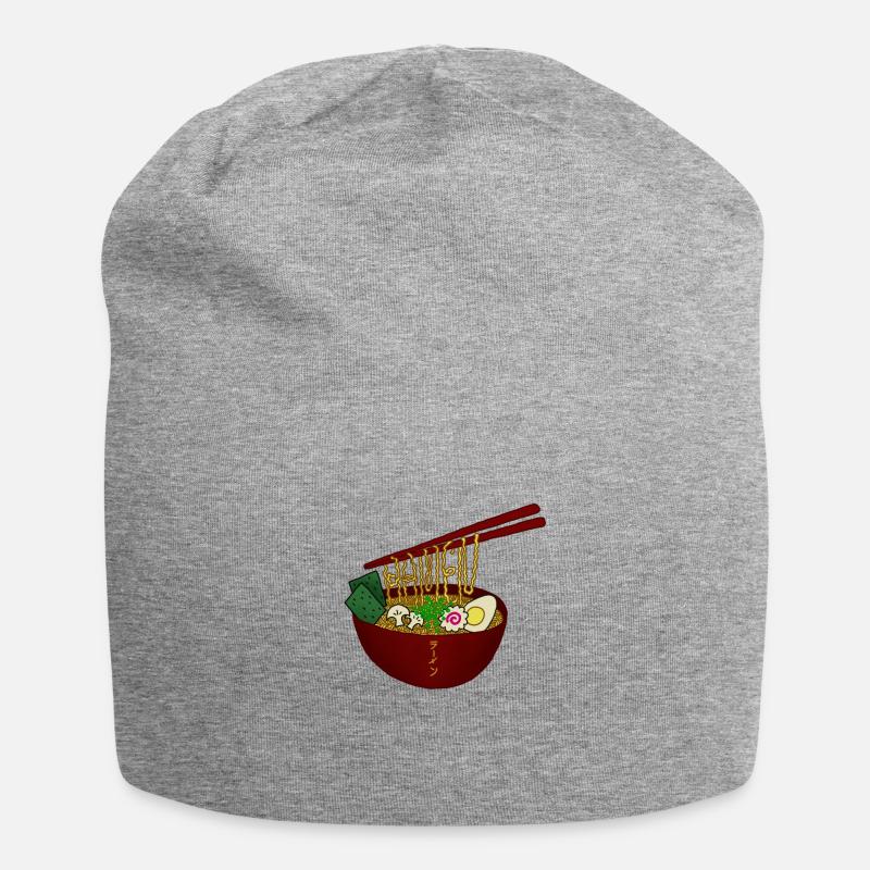 Ramen - Jersey-Beanie - Grau meliert