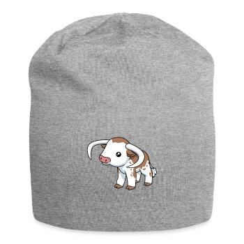 Comic Deutsch Longhorn - Jersey Beanie - heather grey - Front
