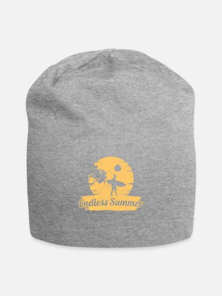 Endless Summer - Jersey-Beanie - Grau meliert