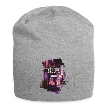 TOKYO - Jersey Beanie - heather grey - Front
