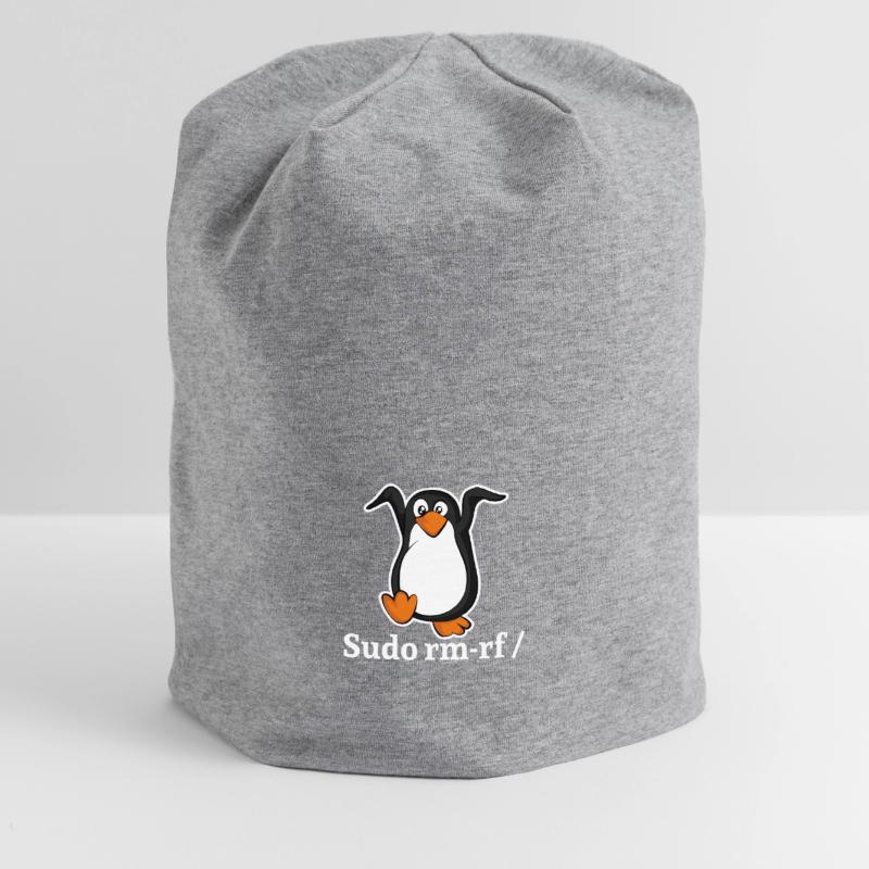 Tux Linux Penguin Sudo Rm Rf | Computer Geek Hack Jersey Beanie