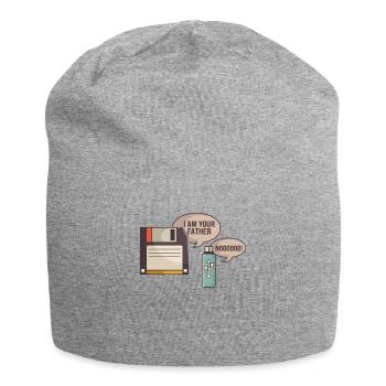 USB Floppy Disk I am Your Father | Computer Nerd - Jersey-Beanie - Grau meliert - Vorne