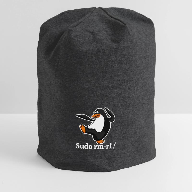 Tux Linux Pingouin Sudo Rm Rf | Computerfreak Hack Bonnet en jersey