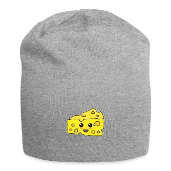 Fromage drôle - Bonnet en jersey - gris chiné - Devant