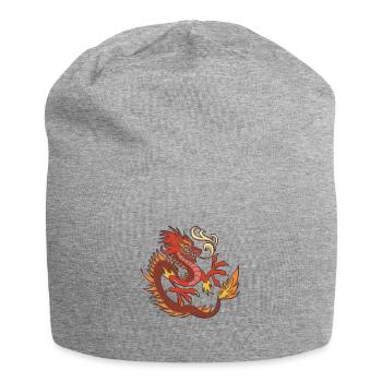 Dragon - Jersey-Beanie - Grau meliert - Vorne