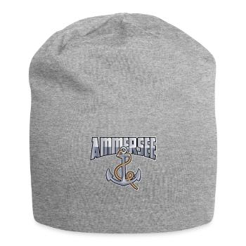 Boote Segeln Wassersport Ammersee Shirt Geschenk - Jersey-Beanie - Grau meliert - Vorne