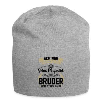 Achtung erheben sie sich seine Majestät der Bruder - Jersey-Beanie - Grau meliert - Vorne