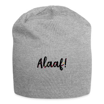 Alaaf, Schlachtruf im Karneval - Fasching - Jersey-Beanie - Grau meliert - Vorne