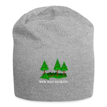 Holzfäller Förster Waldarbeiter Forstwirt - Jersey-Beanie - Grau meliert - Vorne