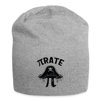 Pi Day Piratenhut Schädel Seemann Mathe Lehrer - Jersey-Beanie - Grau meliert - Vorne