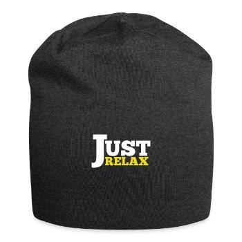 Just Relax - Jersey-Beanie - Anthrazit - Vorne