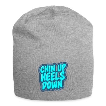équitation - Bonnet en jersey - gris chiné - Devant